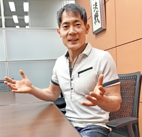 インタビュー風景