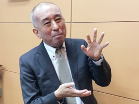 インタビュー風景