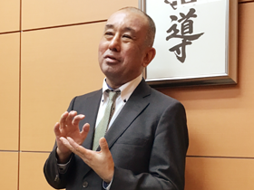 インタビュー風景