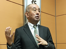 インタビュー風景