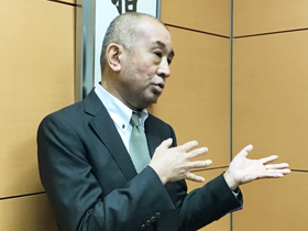 インタビュー風景