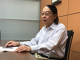 インタビュー風景